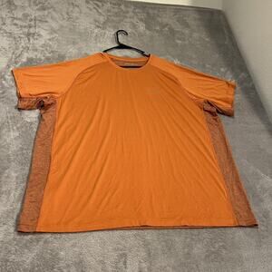 Eddie Bauer Shirt Mens 3XL Orange Freecool Performance Athletic Lightweight Tee